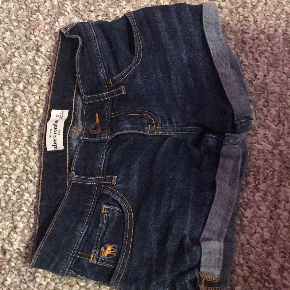 abercrombie kids denim shorts